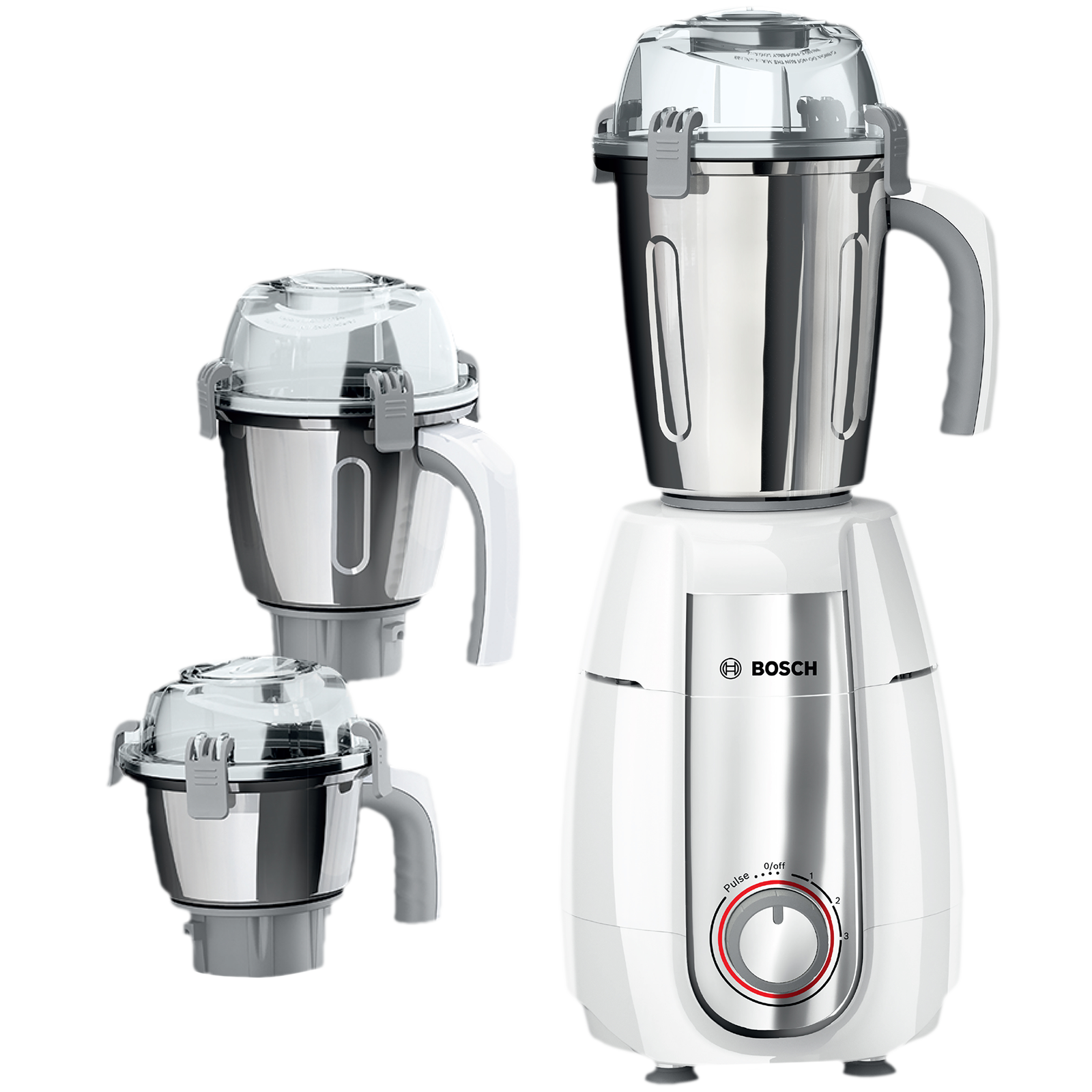 BOSCH TrueMixx Pro 1000 Watt 3 Jars Mixer Grinder (22000 RPM, Stone